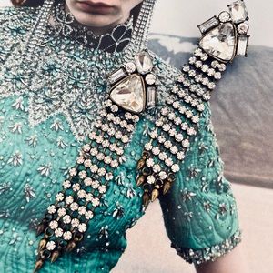 YSL Vibe ⚡️ Waterfall Earrings w/ Crystals